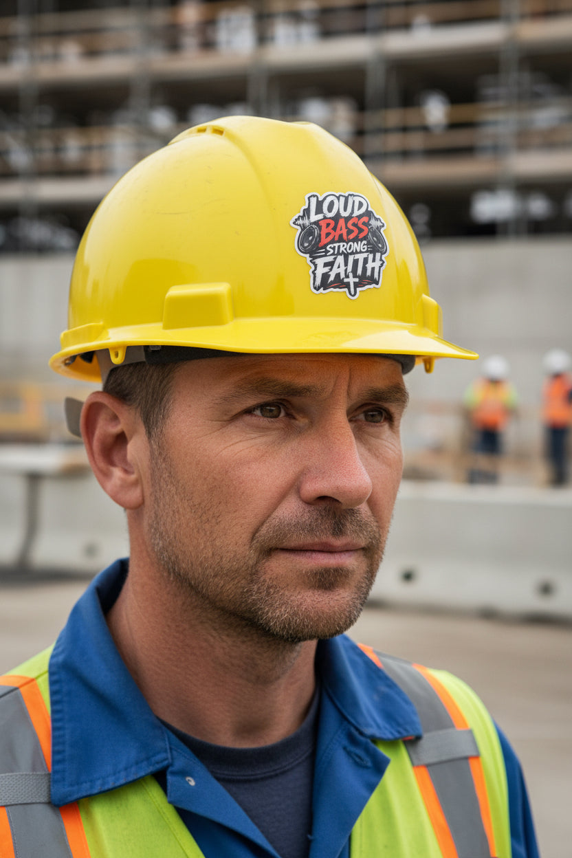Cup or hard hat sticker